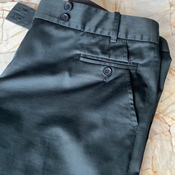 BCBGMAXAZRIA Khakis Black Pants Size 10 - Picture 7 of 8